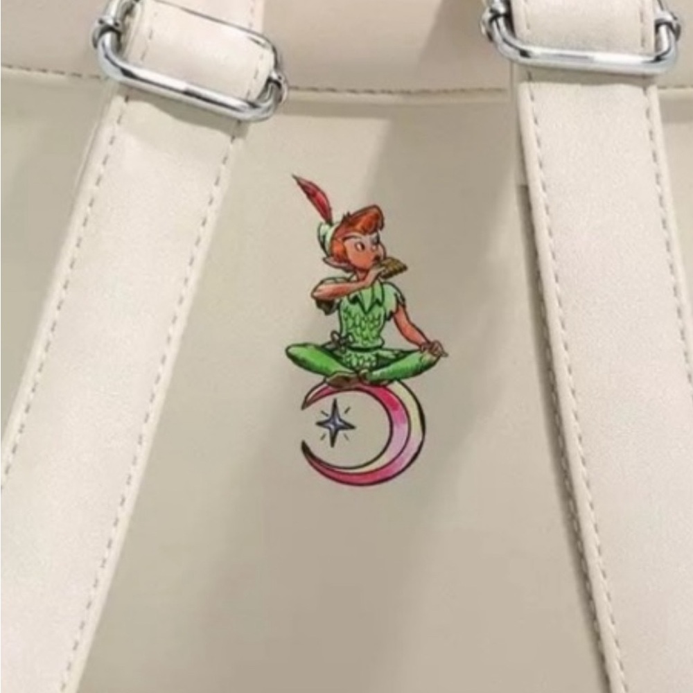 Disney Loungefly Peter Pan Lost Boys Skipping Over River Rocks Mini Backpack NWT - Picture 15 of 15